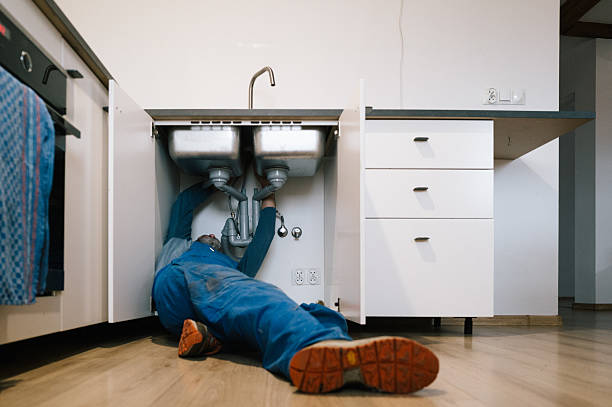 Professional Plumbing technician working in Sherborn, MA